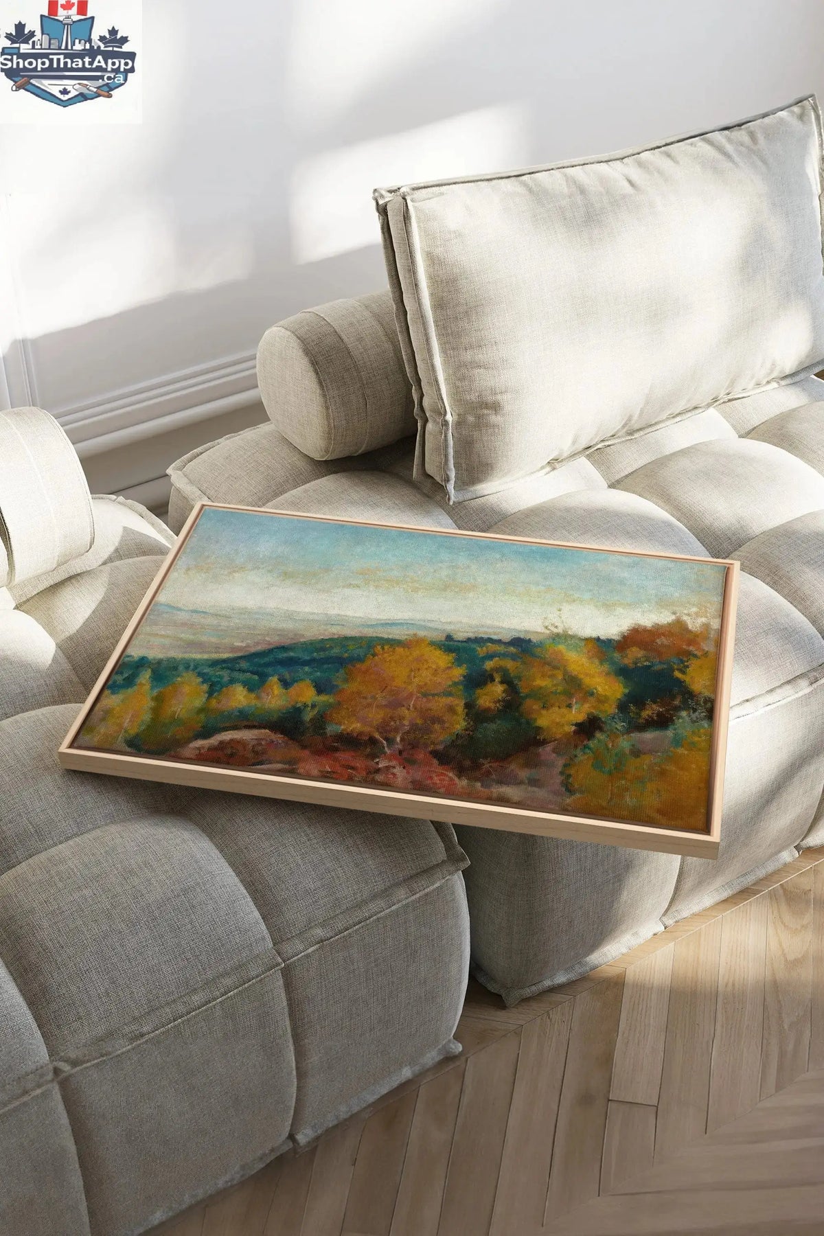 AMBER HILLS Artwork - Oeuvre sur toile étirée - Shopthatapp.ca