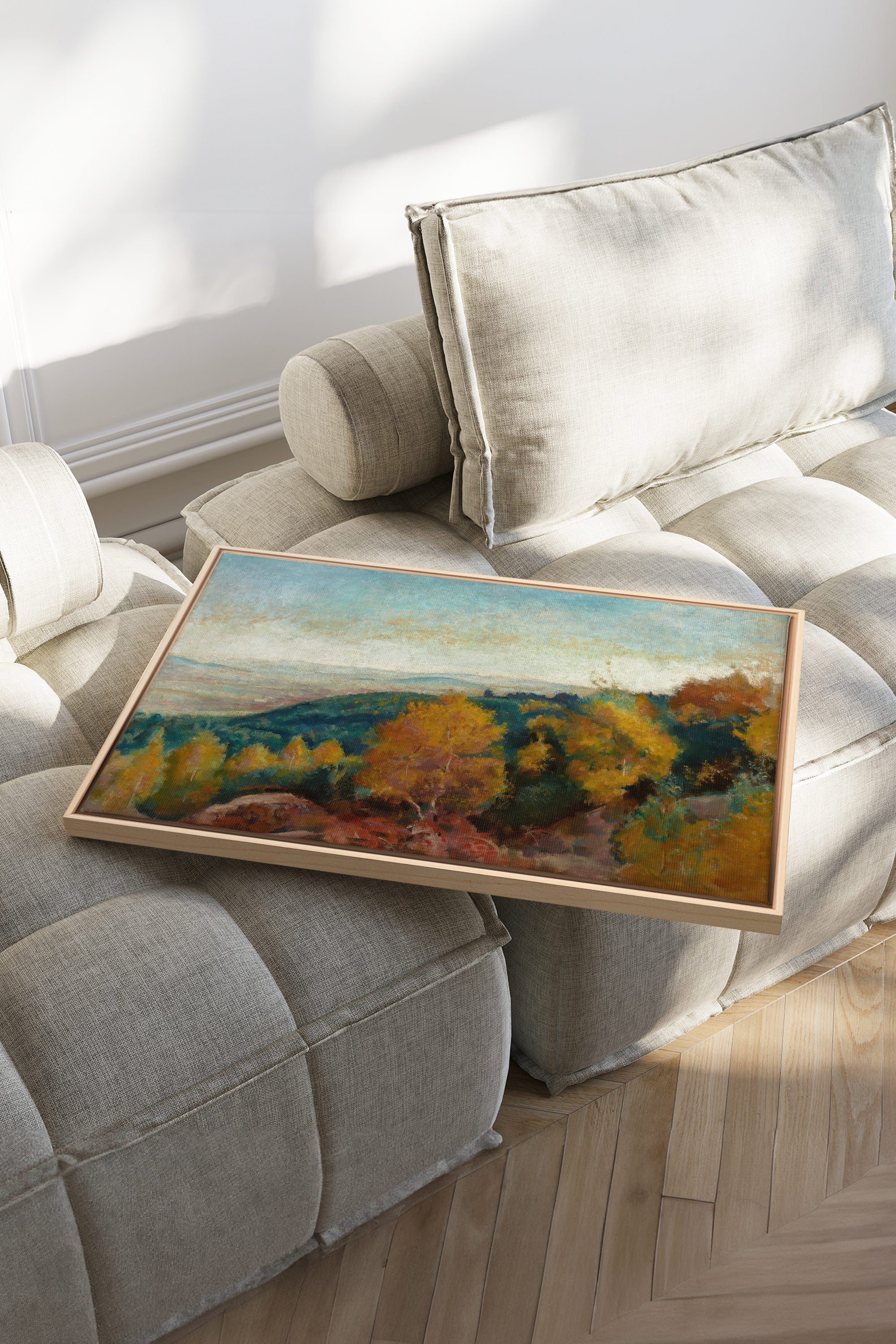 AMBER HILLS Artwork - Oeuvre sur toile étirée