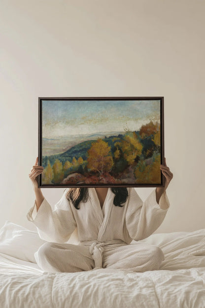 AMBER HILLS Artwork - Oeuvre sur toile étirée - Shopthatapp.ca