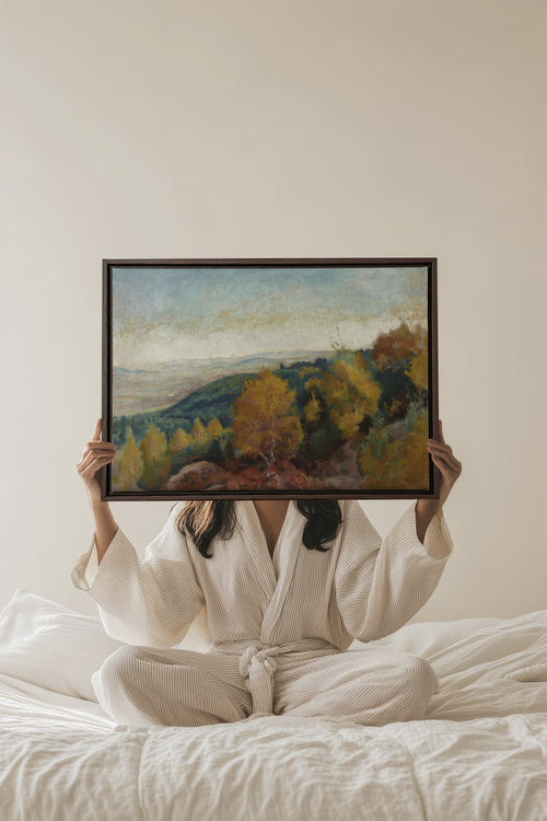 AMBER HILLS Artwork - Oeuvre sur toile étirée