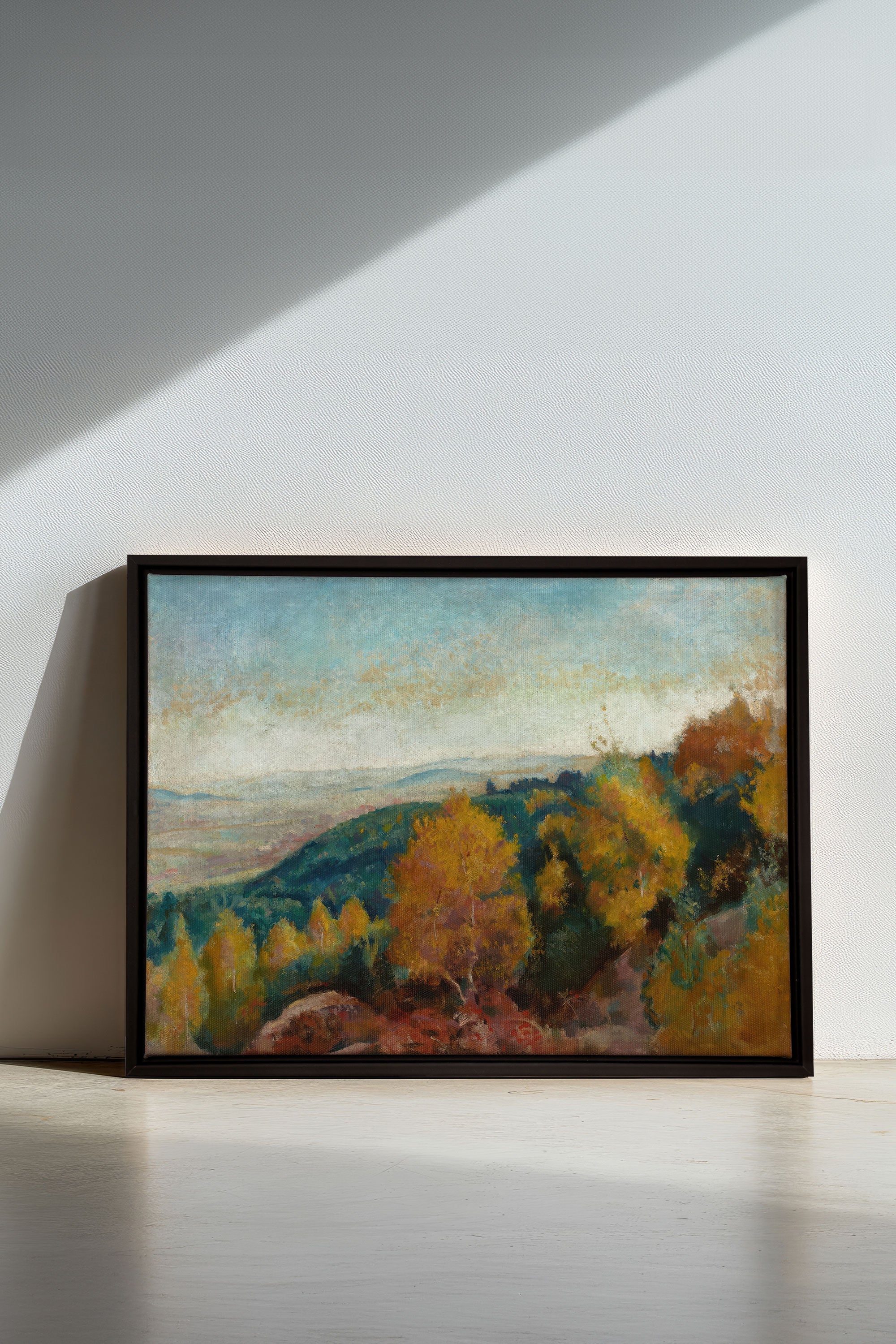 AMBER HILLS Artwork - Oeuvre sur toile étirée