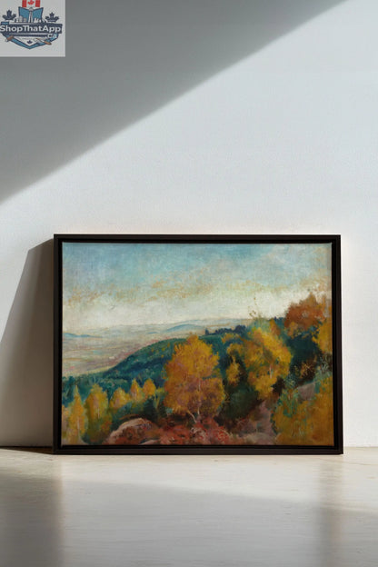 AMBER HILLS Artwork - Oeuvre sur toile étirée - Shopthatapp.ca