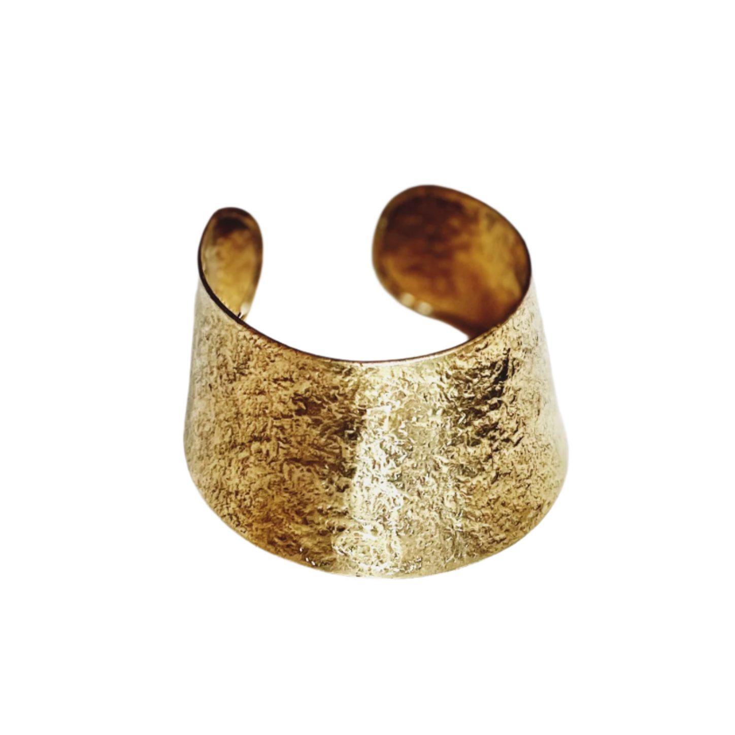 Gold Wide Bangle - Elegant Gold Coloured Wide Bangle for Stylish Accessories - Shopthatapp.ca