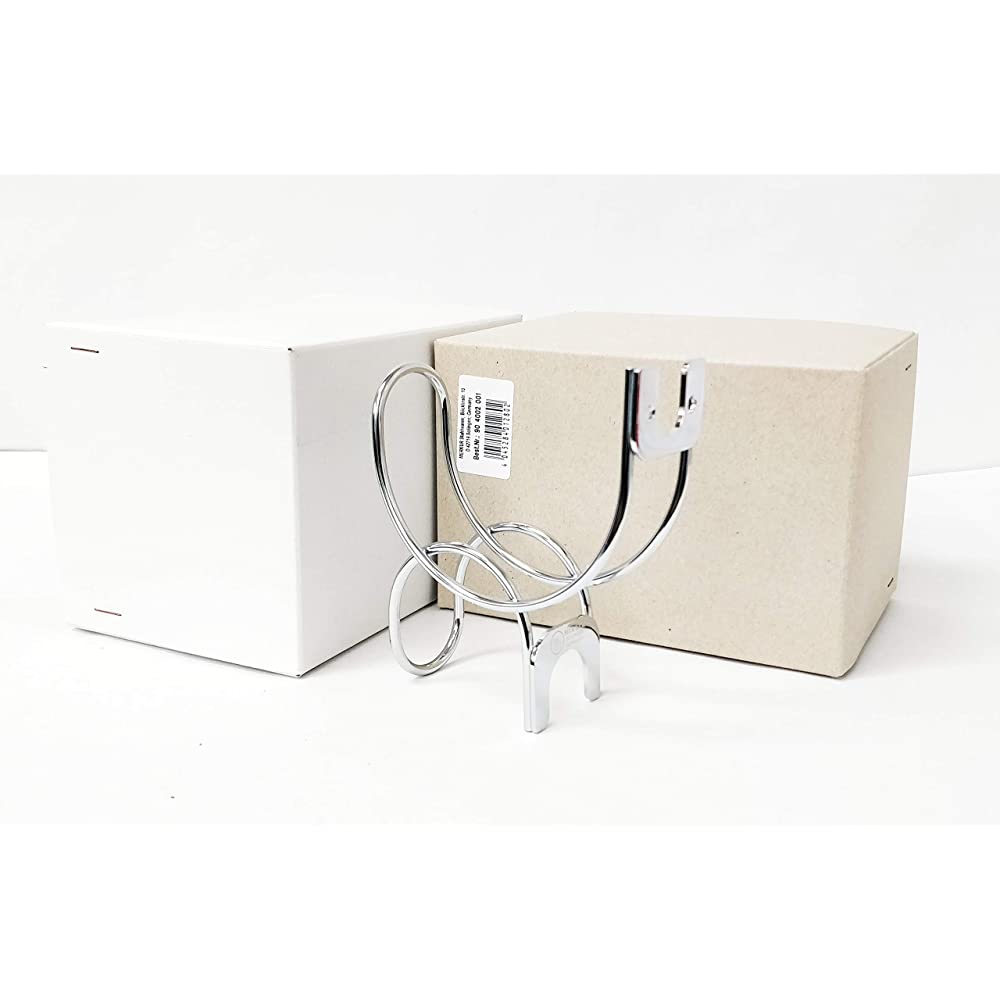 Merkur Shaving Stand for DE Safety Razor - Chrome Curved Stand