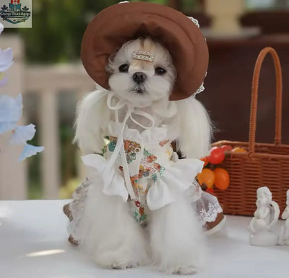 Medieval Dog Costume - Fantasy Luxury Dress & Hat Set for Dogs - Shopthatapp.ca