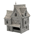 The Merchant's House - Fantasy Store - Medieval Building - The Hamlet of Misty Hollow - Shopthatapp.ca