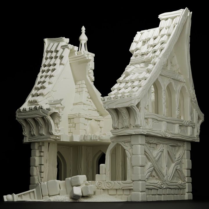 Ruined Cottage - Ruins of Misty Hollow - Www.Shopthatapp.ca