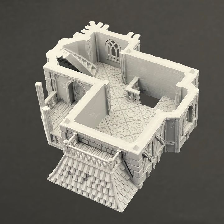 The Mansion - Fantasy Medieval Manor - The Hamlet of Misty Hollow - Www.Shopthatapp.ca