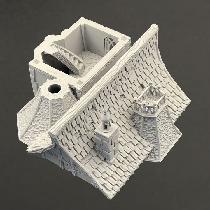 The Mansion - Fantasy Medieval Manor - The Hamlet of Misty Hollow - Www.Shopthatapp.ca