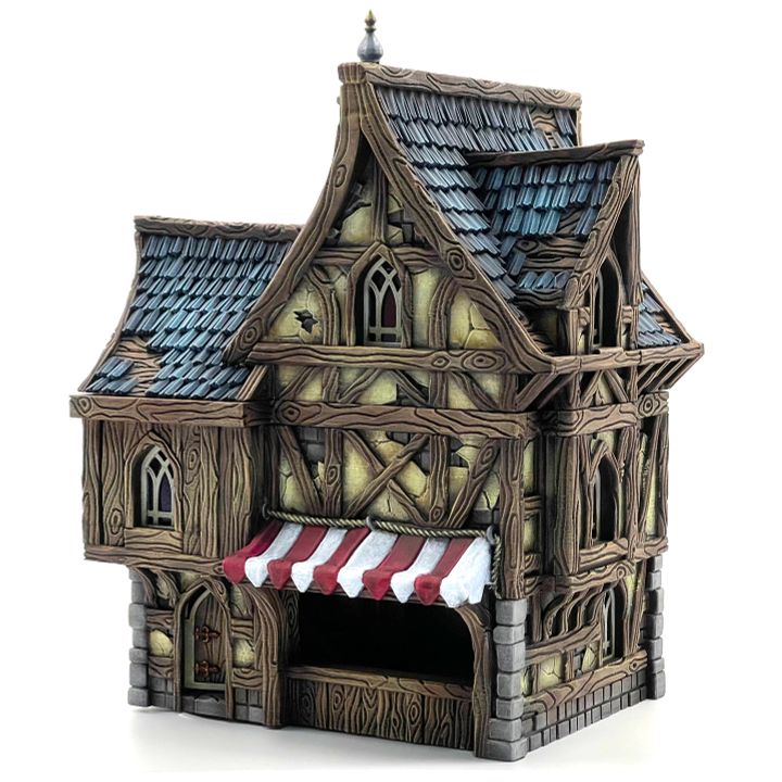 The Merchant's House - Fantasy Store - Medieval Building - The Hamlet of Misty Hollow - Shopthatapp.ca