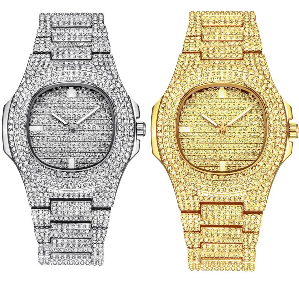 Elevate Your Style with Our Silver Tennis Bracelet and Watch Set