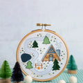 Hawthorn Handmade - Log Cabin Mini Embroidery Kit - Shopthatapp.ca