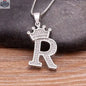 Elegant Silver Letter Pendant with Chain - Personalize Your Style - Shopthatapp.ca