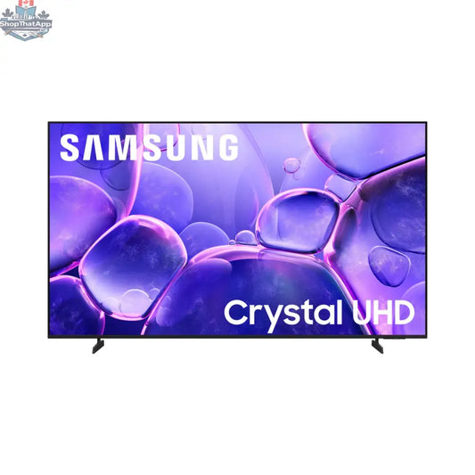 Samsung 43-inch 4K UHD Crystal UHD smart TV with sleek design and vibrant display, ideal for home entertainment.