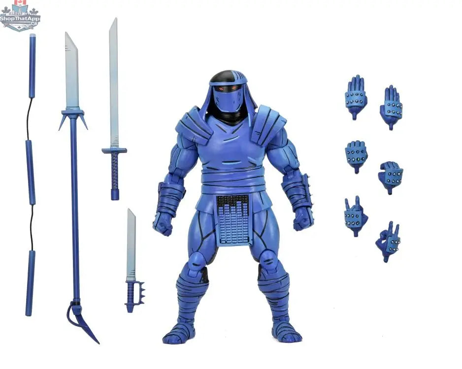 Toy Snowman Teenage Mutant Ninja Turtles Foot Enforcer action figure from Mirage Comics, detailed collectible toy with vibrant character design.