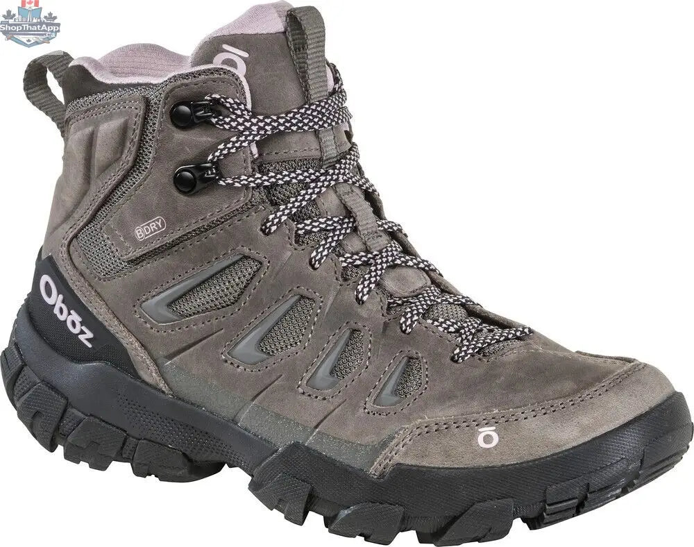 Oboz Women's Sawtooth X Mid Leather Waterproof Hiking Boots - Shopthatapp.ca