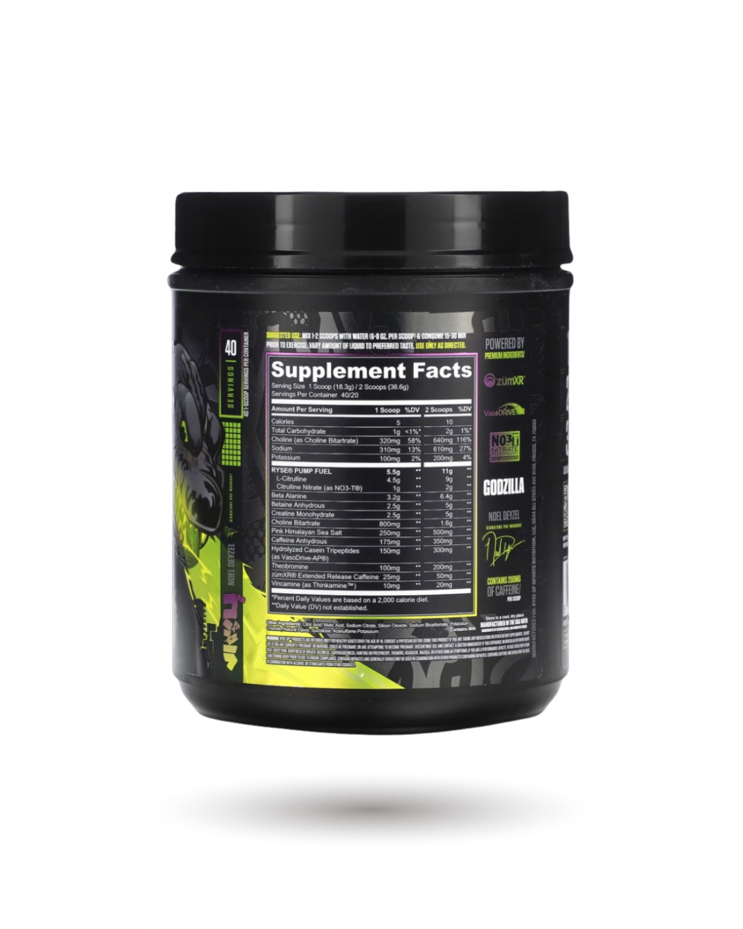 RYSE GODZILLA Pre-Workout - Www.Shopthatapp.ca