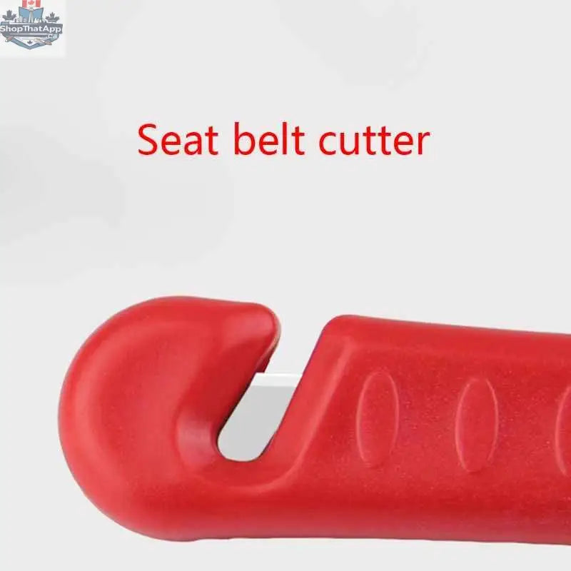 Mini car safety hammer with seat belt cutter and window glass breaker from 777tech, designed for emergency rescue situations.