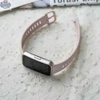 Huawei Band 9 smart band with 1.47-inch AMOLED screen, heart rate monitor, blood oxygen tracking, and 2-week battery life.
