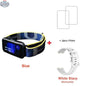 Huawei Band 9 smart band with 1.47-inch AMOLED screen, heart rate monitor, blood oxygen tracking, and 2-week battery life.