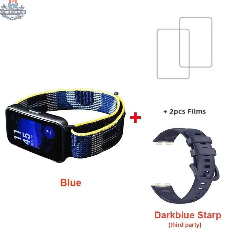 Huawei Band 9 smart band by 777tech with 1.47-inch AMOLED screen, heart rate monitor, blood oxygen tracking, and long battery life