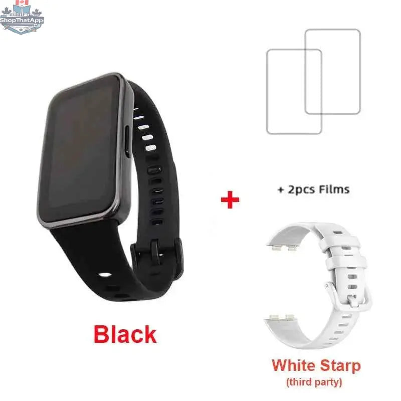 Huawei Band 9 smart band by 777tech with 1.47-inch AMOLED screen, blood oxygen monitor, heart rate tracker, and two-week battery life