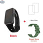 Huawei Band 9 smart band with 1.47-inch AMOLED display, blood oxygen monitor, heart rate sensor, and 2-week battery life.