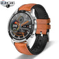 Black Bluetooth Smart Watch by 777tech with a digital display and fitness tracking features on a white background.