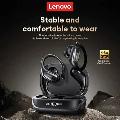 Lenovo EA305 wireless waterproof Bluetooth earphones with V5.4 for sports and gaming, featuring long battery life, by 777tech.