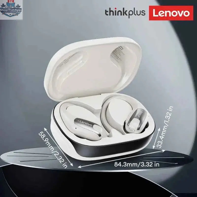 Lenovo EA305 wireless waterproof Bluetooth earphones by 777tech with long battery life, ideal for sports and gaming.