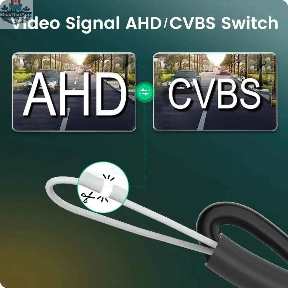 AHD backup camera by 777tech mounted on Ford Focus, Mondeo, Ranger, Explorer, C-Max, Kuga, Fiesta, Fusion with dynamic trajectory display.