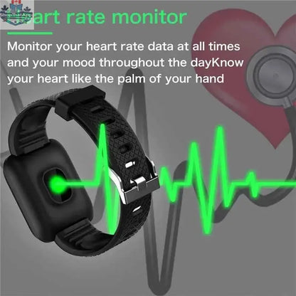 Stylish 777tech digital smartwatch with advanced fitness tracker features and sleek wearable design, showing a color display screen