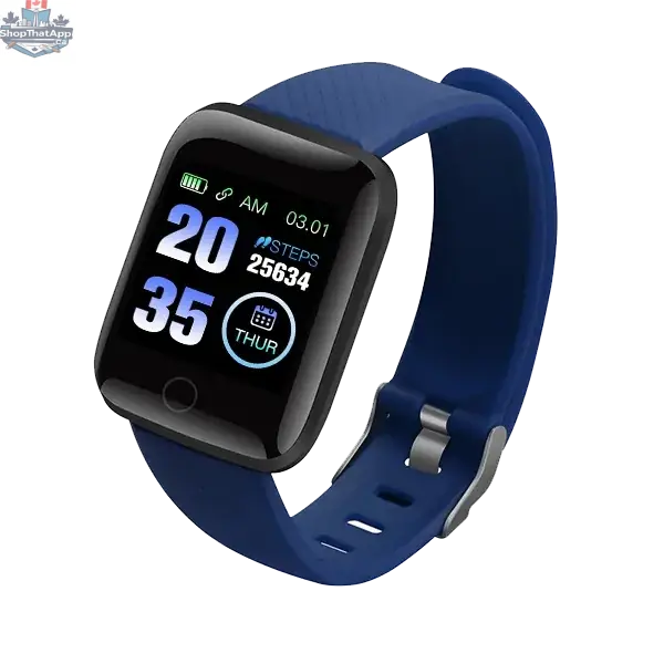 Digital smartwatch by 777tech featuring a sleek design and advanced fitness tracking displayed on the wearable screen.