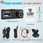 777tech 3-channel car dash cam with front and rear 1080P video recorder, black box DVR, and rear view camera for vehicle security.