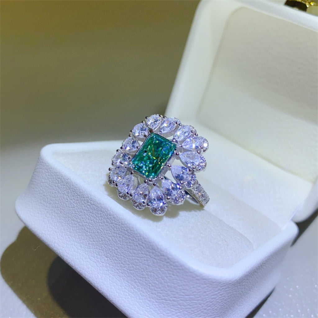 3 Carat Moissanite Ring in 925 Sterling Silver - Shopthatapp.ca