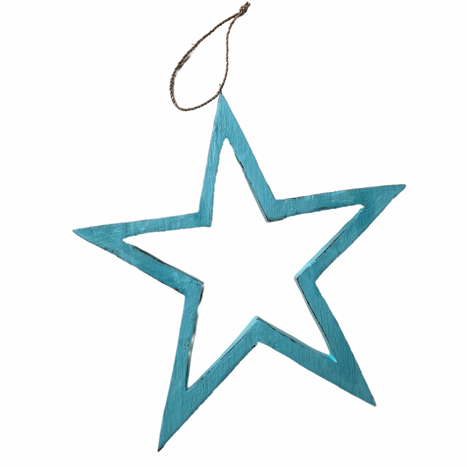 Large Wooden Star Decor - Large Hanging Open Wooden Star for Home Decor - Shopthatapp.ca