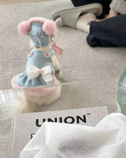 Baby Blue Easter Bunny Outfit – Easter Dog Hat Set - Shopthatapp.ca