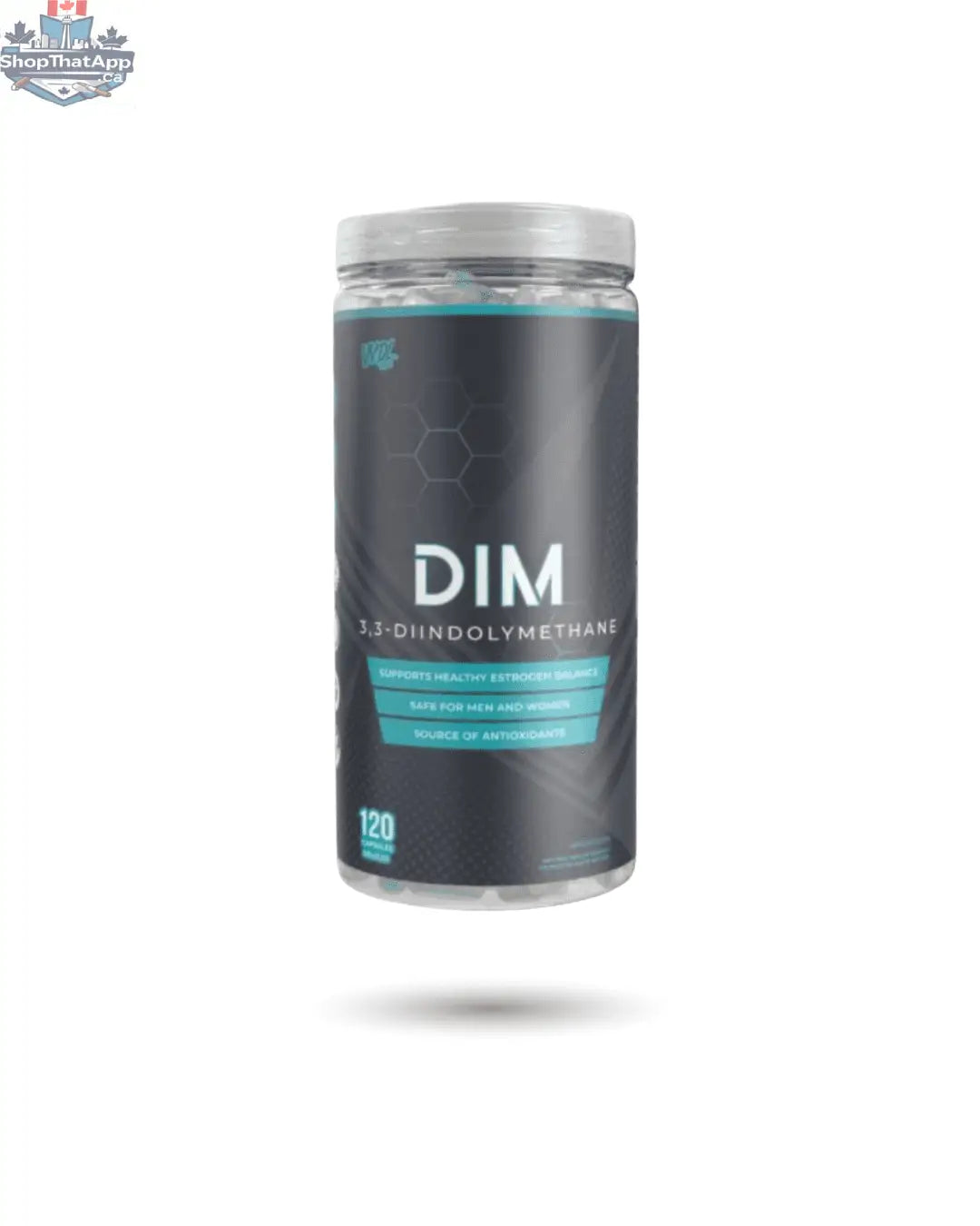 BulkBully Supplements VNDL Project DIM 3,3-Diindolylmethane supplement bottle with label and capsules for enhanced wellness benefits