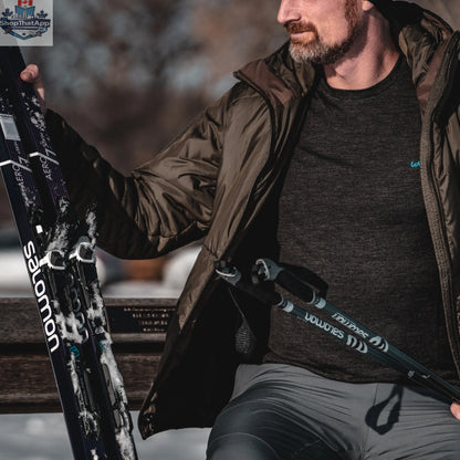 Men's Merino Wool Long Sleeve Crew Neck — Midweight - Shopthatapp.ca