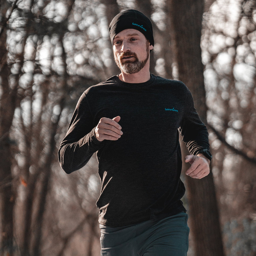 Men's Merino Wool Long Sleeve Crew Neck — Midweight