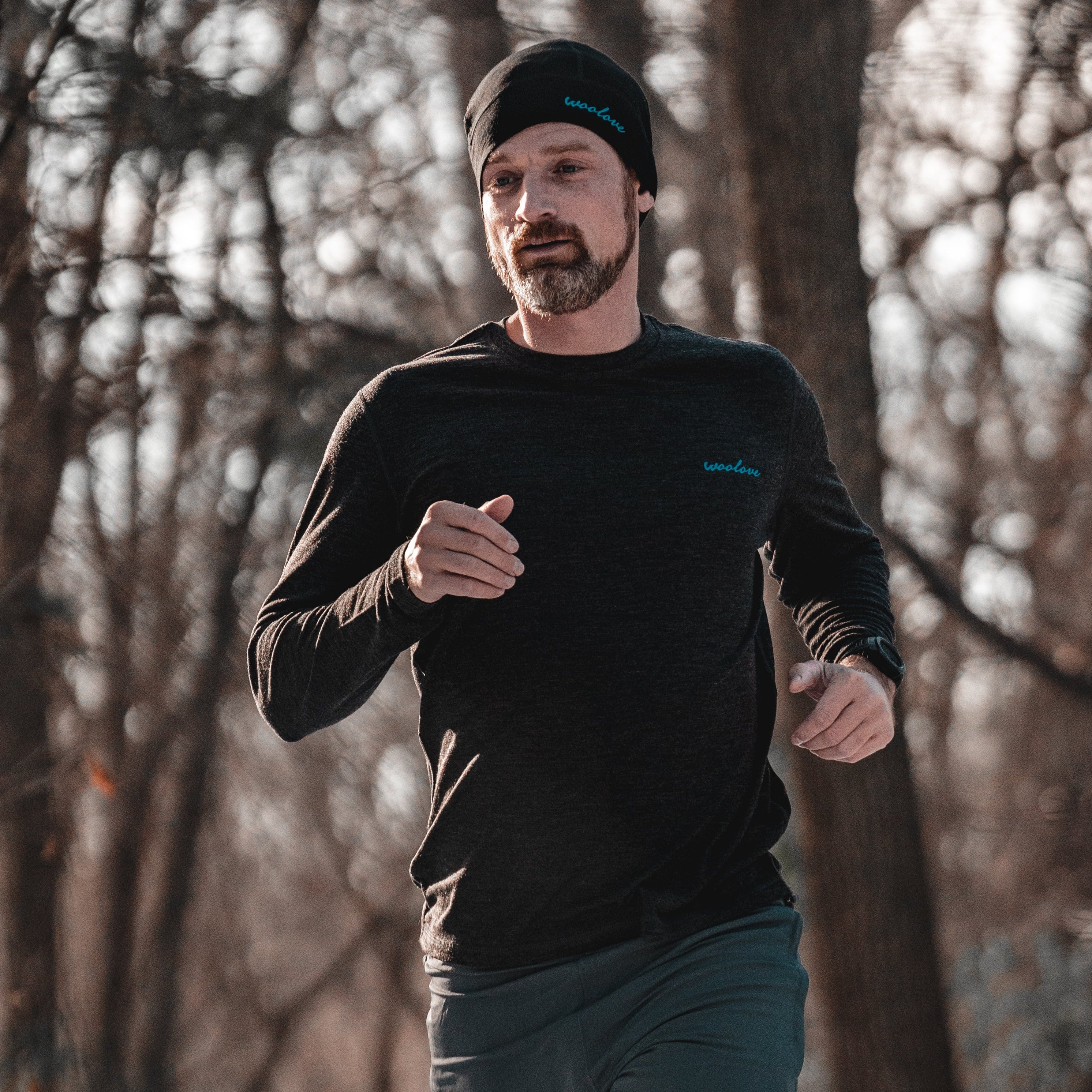 Men's Merino Wool Long Sleeve Crew Neck — Midweight