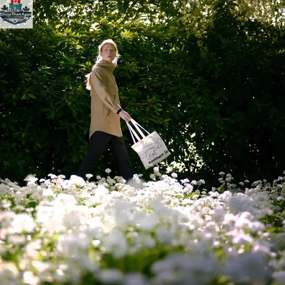 Northern Sun Churchill tote bag in stylish beige with sturdy handles and spacious interior, perfect for everyday use.