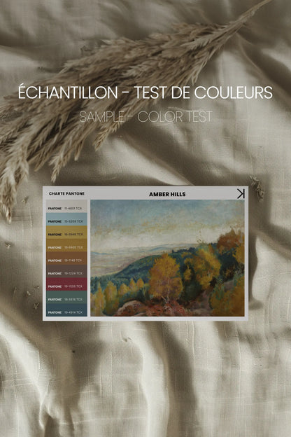 AMBER HILLS Artwork - Oeuvre sur toile étirée - Shopthatapp.ca