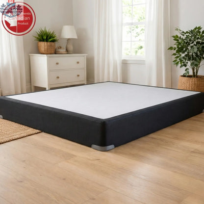 UltraFlex Premium solid wood box spring, 7-inch height, heavy-duty mattress foundation for all bed sizes, no assembly required.