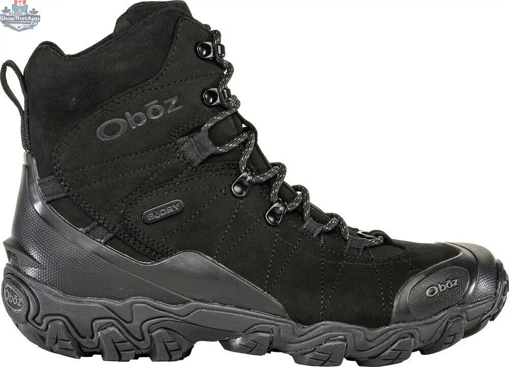 Oboz Men's Bridger 8" B-Dry Insulated Boots -10C to -20C Comfort Range, Size 8 US - Shopthatapp.ca