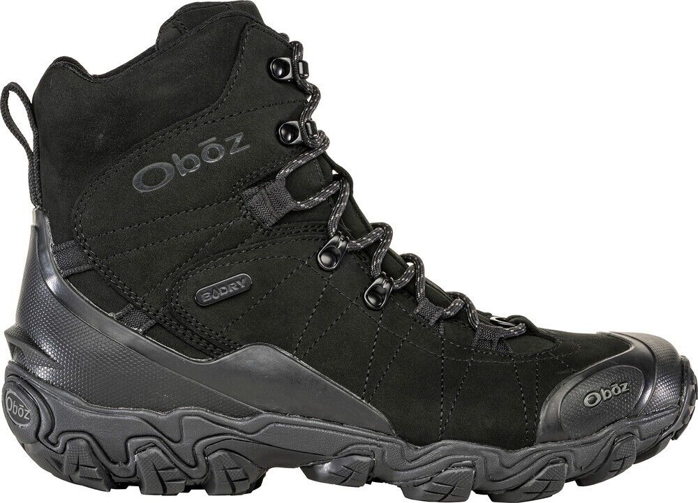 Oboz Men's Bridger 8" B-Dry Insulated Boots -10C to -20C Comfort Range, Size 8 US