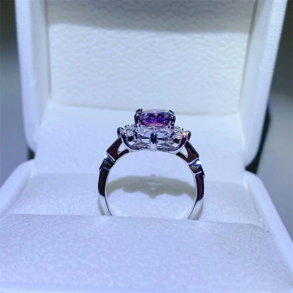 2 Carat Moissanite Ring in 925 Sterling Silver - Shopthatapp.ca