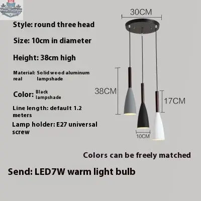 Nordic Modern Restaurant Bar Simple Chandelier - Shopthatapp.ca