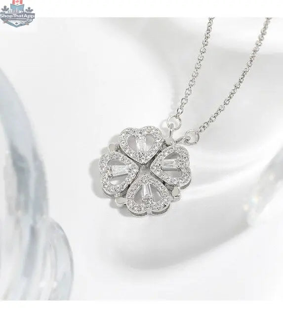Elevate Your Style with the Clover Heart Pendant Necklace - Shopthatapp.ca