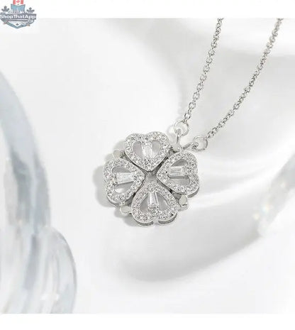 Elevate Your Style with the Clover Heart Pendant Necklace - Shopthatapp.ca